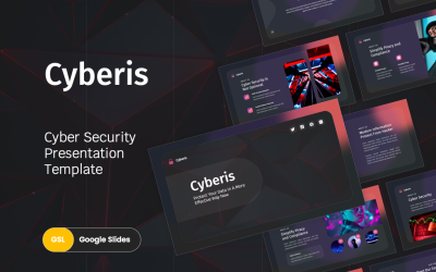 Cyberis Cyber Security mall för Google Slides