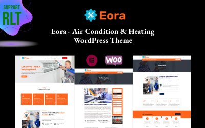 Eora — motyw WordPress dotyczący klimatyzacji i ogrzewania