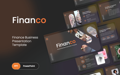 Financo - Finance Pitch Deck PowerPoint Template