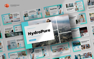 Hydropure – Trinkwasser-Powerpoint-Vorlage