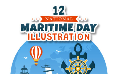 12 Světový námořní den ilustrace