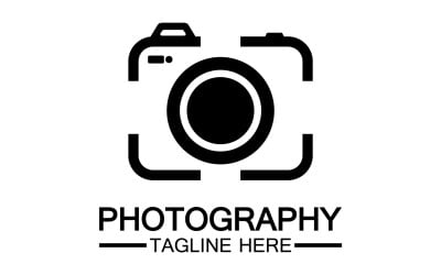 Camera icon logo simple elegant V11