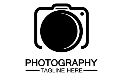 Camera icon logo simple elegant V19