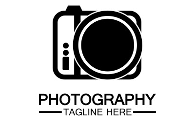 Camera icon logo simple elegant V21