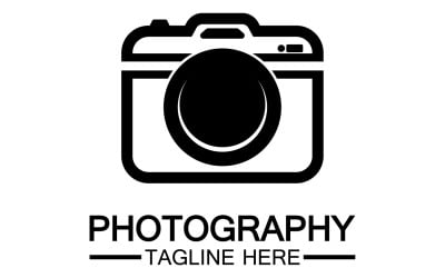 Camera icon logo simple elegant V24