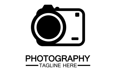 Camera icon logo simple elegant V26