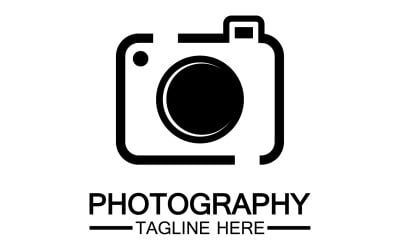 Camera icon logo simple elegant V28