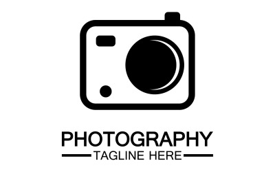 Camera icon logo simple elegant V29