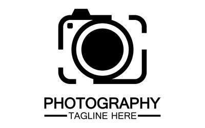 Camera icon logo simple elegant V6