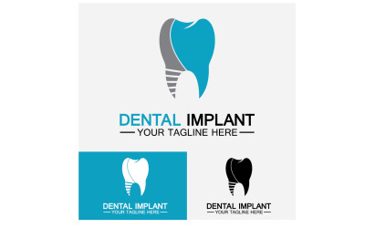 Modello vettoriale di progettazione logo dentalelogo dentista creativo Versione 11