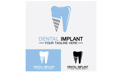 Plantilla vectorial de diseño de logotipo dentallogotipo de dentista creativo Versión 10