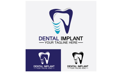 Plantilla vectorial de diseño de logotipo dentallogotipo de dentista creativo Versión 20
