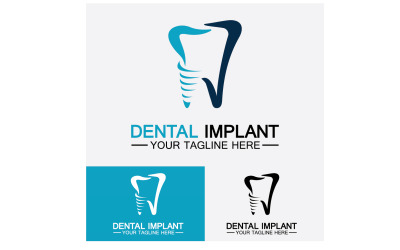 Plantilla vectorial de diseño de logotipo dentallogotipo dentista creativo Versión 13