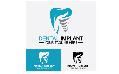 Plantilla vectorial de diseño de logotipo dentallogotipo dentista creativo Versión 23