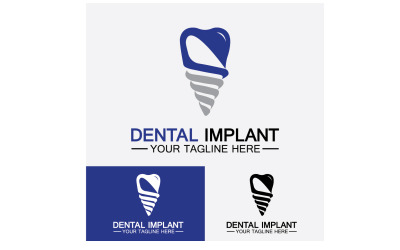 Plantilla vectorial de diseño de logotipo dentallogotipo dentista creativo Versión 4