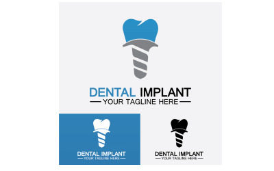 Plantilla vectorial de diseño de logotipo dentallogotipo dentista creativo Versión 5
