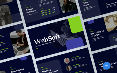 WebSoft – SaaS-bemutató vitaindító sablon