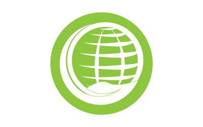 World go green save logo version 11