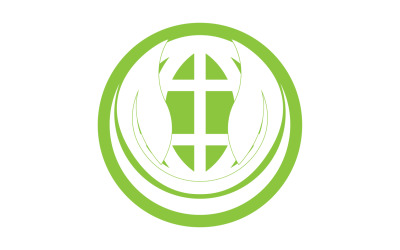 World go green save logo version 18