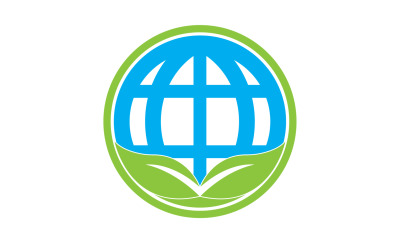 World go green save logo version 30