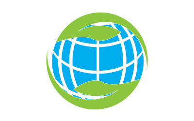 World go green save logo versión 33
