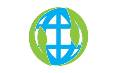 World go green save logo version 35
