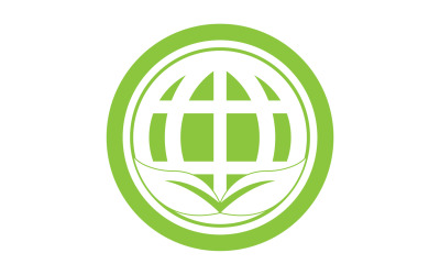 World go green save logo versión 3
