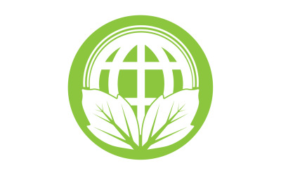 World go green save logo versión 5