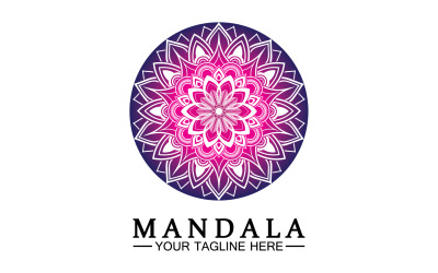 Etnik oryantal karalama süsü sürüm 65&amp;#39;teki mandala dekorasyonu