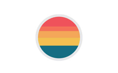 Logotipo del sol versión vectorial simple 22