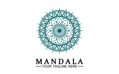 Mandala dekoration i etnisk orientalisk doodle ornament version 40