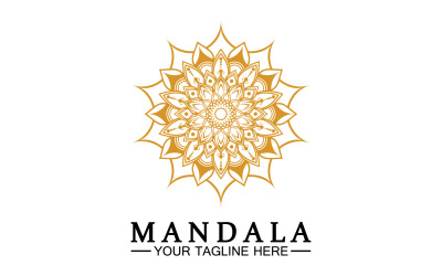 Mandala-Dekoration in ethnischer orientalischer Doodle-Ornament-Version 36