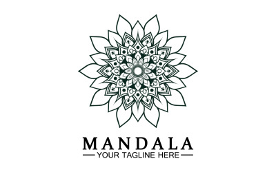 Mandala-Dekoration in ethnischer orientalischer Doodle-Ornament-Version 41