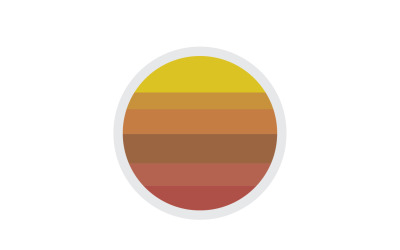 Prosta wersja wektora logo słońca 2