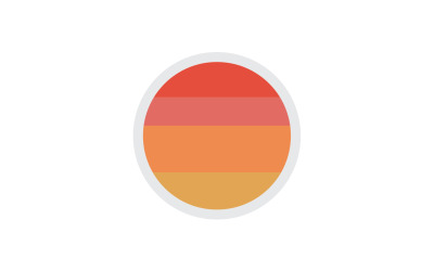 Sun-Logo einfache Vektorversion 45