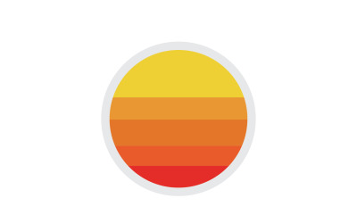 Sun-Logo einfache Vektorversion 4
