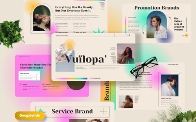 Vuilopa - Creative Gradient Googleslide Template