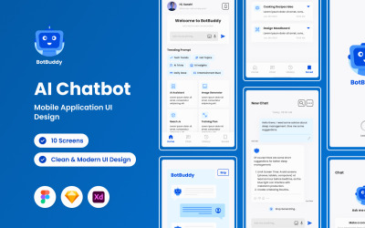 BotBuddy - aplicativo móvel AI Chatbot