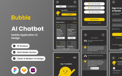 Bubble - Aplicación móvil AI Chatbot