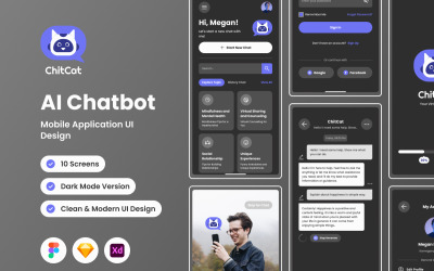 ChitCat - AI Chatbot mobiele app