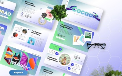 Cocao — креативные вдохновляющие шаблоны Keynote