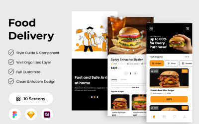 DashDine - Mobilapp för matleverans