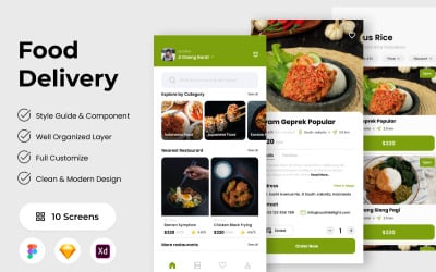FlavorFleet - мобільний додаток для доставки їжі