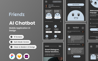 Friendz - AI Chatbot mobilapp