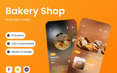 Pastelería - Aplicación móvil de panadería