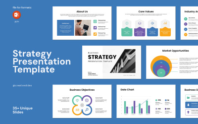 Stratégie d&amp;#39;entreprise Meilleur modèle PowerPoint