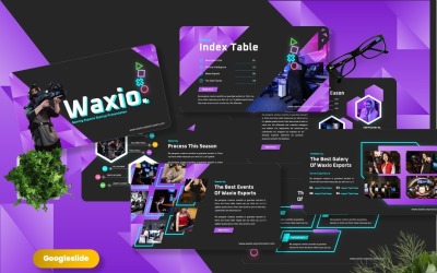 Waxio - Gaming Esports Googleslide-sjabloon