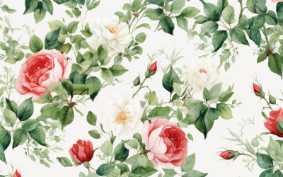 Akvarell blombuketter, illustration bakgrund 61
