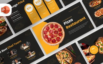 Pizza Restoranı PowerPoint Şablonu