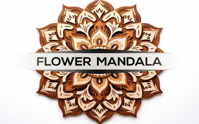 Design mandala in legno | mandala floreale | Mandala in legno 3D